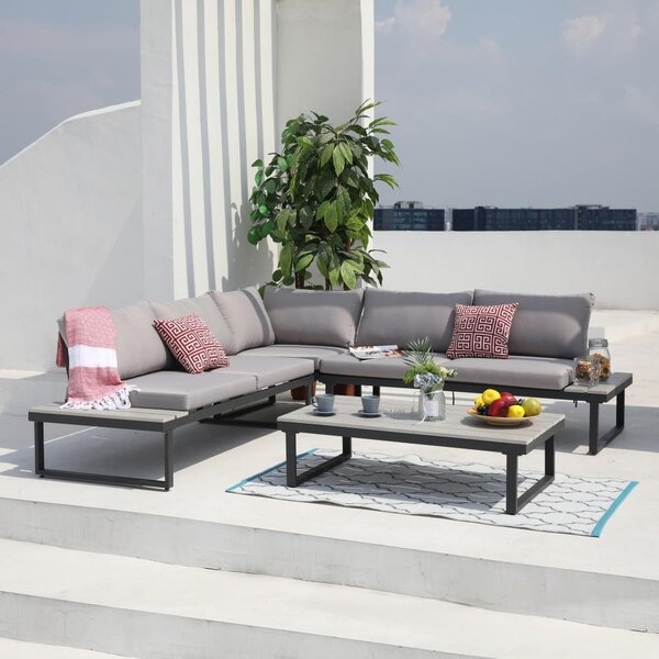 Set mobilier de grădină MODENA - Gri