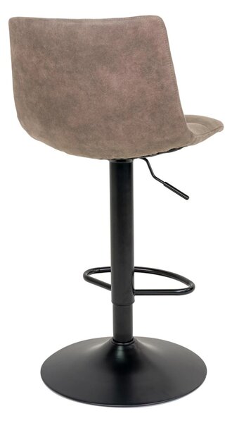 Scaun de bar tapitat Middelfart, Maro, 45x43x88/108 cm