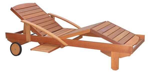 Șezlong de relaxare și reglabil de grădină ERA
