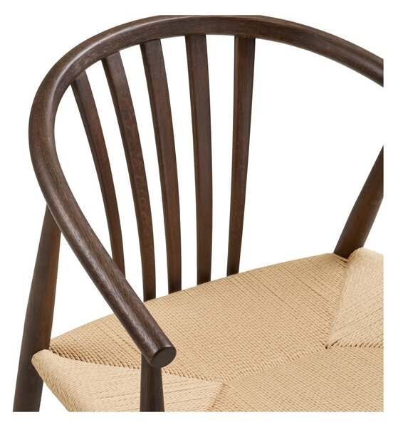 Scaun dining Agustin, Gri, 52.5x57x78 cm