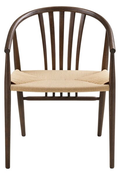 Scaun dining Agustin, Gri, 52.5x57x78 cm