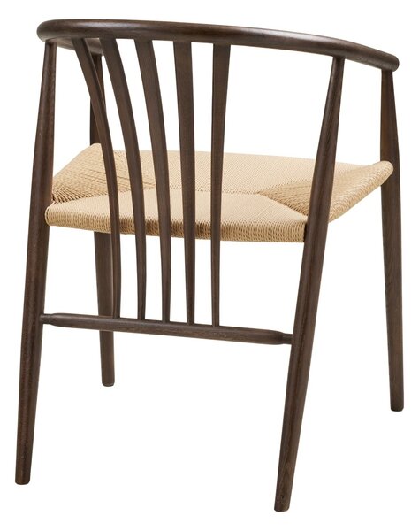 Scaun dining Agustin, Gri, 52.5x57x78 cm