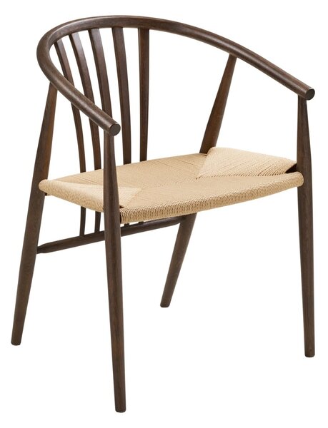 Scaun dining Agustin, Gri, 52.5x57x78 cm