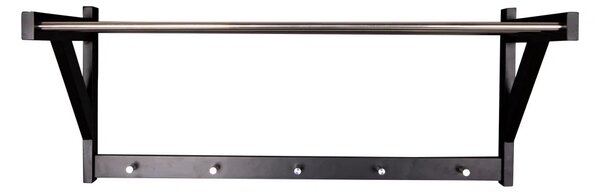 Raft suspendat pentru hol Padova, Negru , 78x32x34 cm