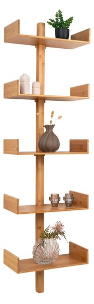 Raft de perete Villa, Natural, 25x50x180 cm