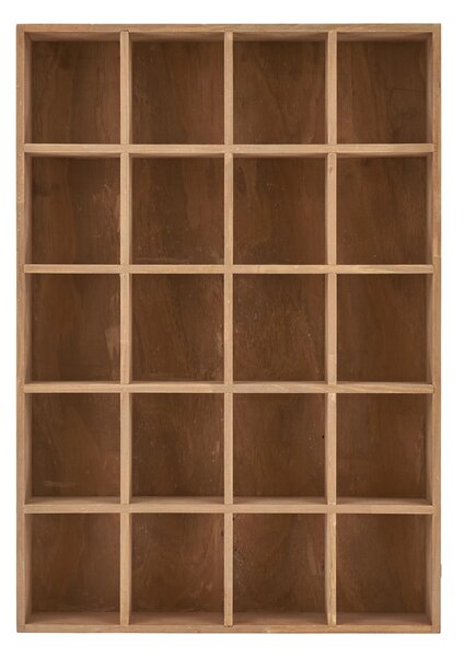 Raft de perete, Natural, 10x44x63 cm