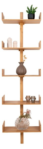 Raft de perete Villa, Natural, 25x50x180 cm