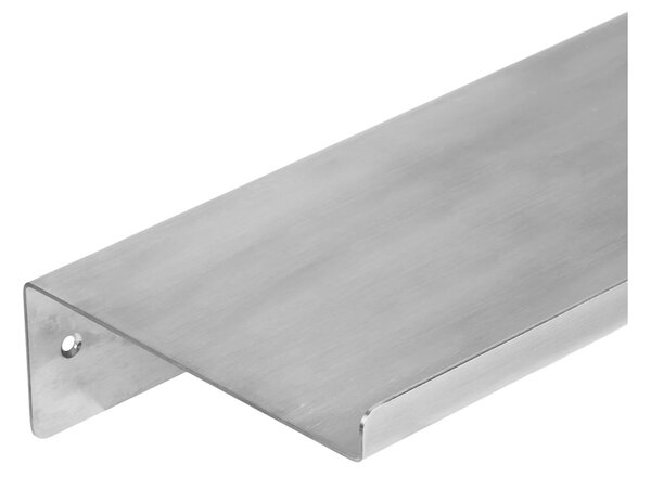 Raft de perete Nagoya, Argintiu, 40x15x8 cm