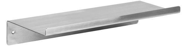 Raft de perete Nagoya, Argintiu, 40x15x8 cm
