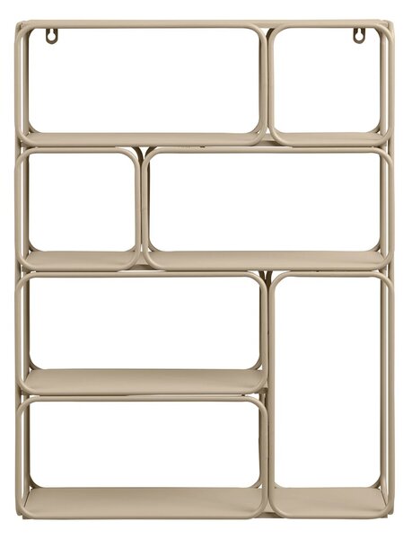 Raft de perete Lanciano, Bej, 18x48x64 cm
