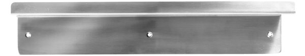 Raft de perete Nagoya, Argintiu, 40x15x8 cm