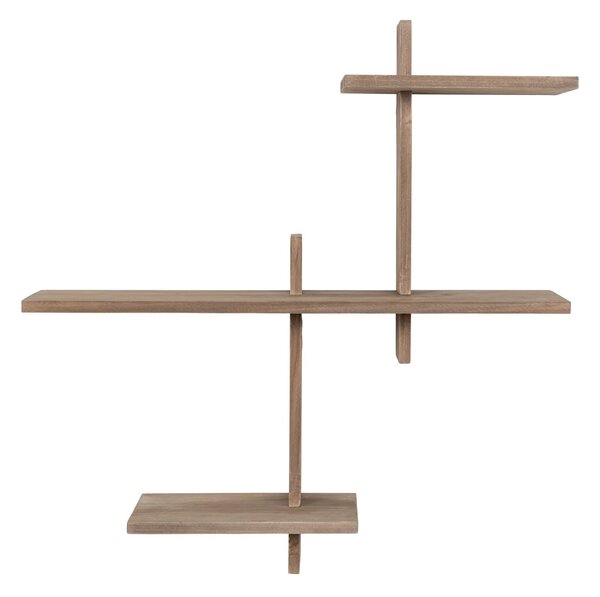 Raft de perete Gavi, Natural, 15x55x55 cm