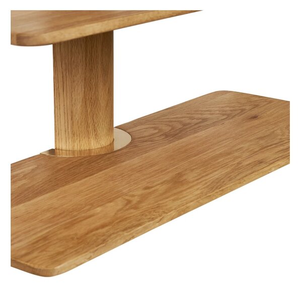 Raft de perete Calcata, Nuc deschis, 22x55x55.5 cm