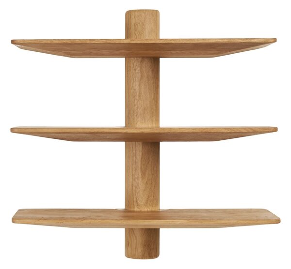 Raft de perete Calcata, Nuc deschis, 22x55x55.5 cm