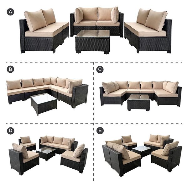 Set mobilier de grădină din ratan Avenberg ESPERANZA