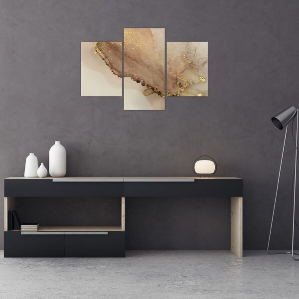 Tablou - Sclipici auriu (90x60 cm)