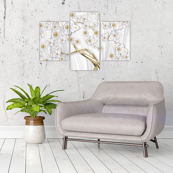 Tablou - Copac cu decor auriu (90x60 cm)