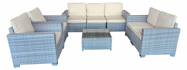 Set mobilier de grădină Avenberg DORADA gri/gri