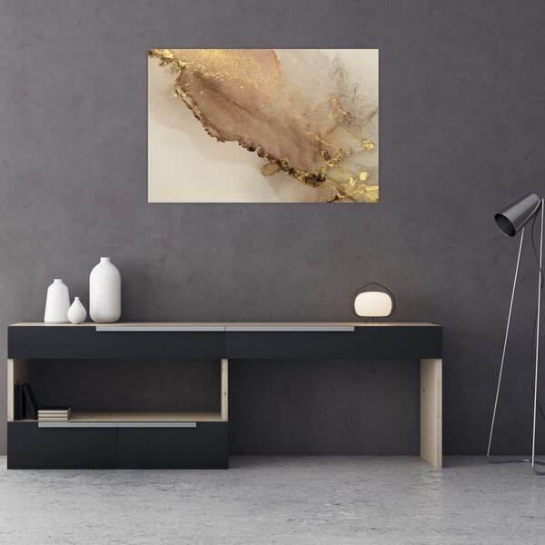 Tablou - Sclipici auriu (90x60 cm)