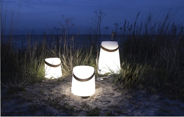 Racitor vin cu LED Bristol, Alb, 25x25x37.5 cm