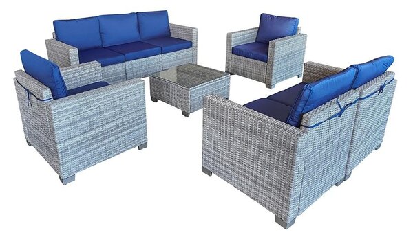 Set mobilier de grădină Avenberg DORADA gri/bej