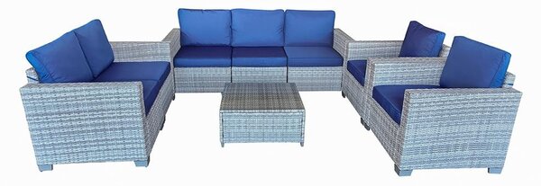 Set mobilier de grădină Avenberg DORADA gri/bej