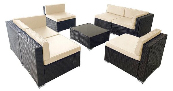 Set mobilier de grădină colțar Avenberg CASA