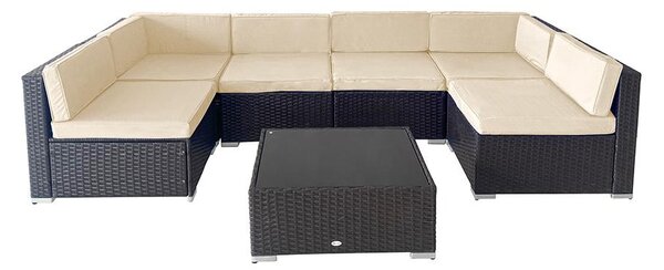 Set mobilier de grădină colțar Avenberg CASA