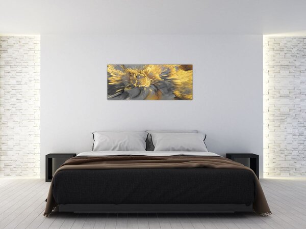 Tablou - Expansiunea aurului (120x50 cm)