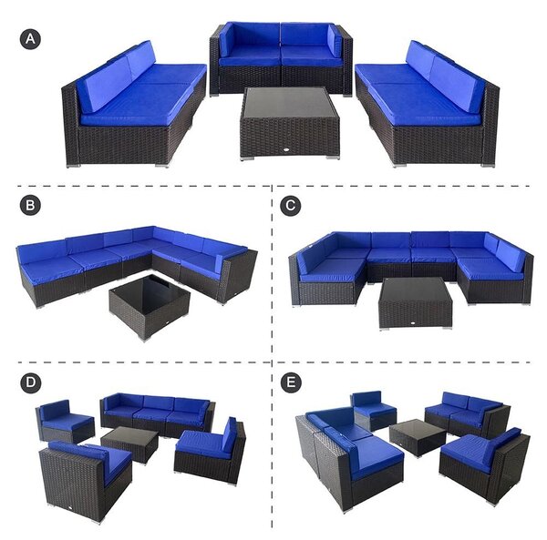 Set mobilier de grădină colțar Avenberg CASA
