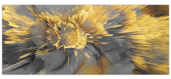 Tablou - Expansiunea aurului (120x50 cm)