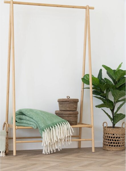 Pled decorativ Carmel, Verde, 170x130 cm