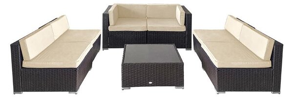 Set mobilier de grădină colțar Avenberg CASA