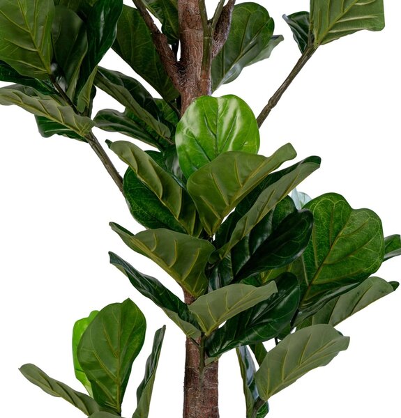 Planta artificiala decorativa Smochin lira, Verde, 81x93x190 cm