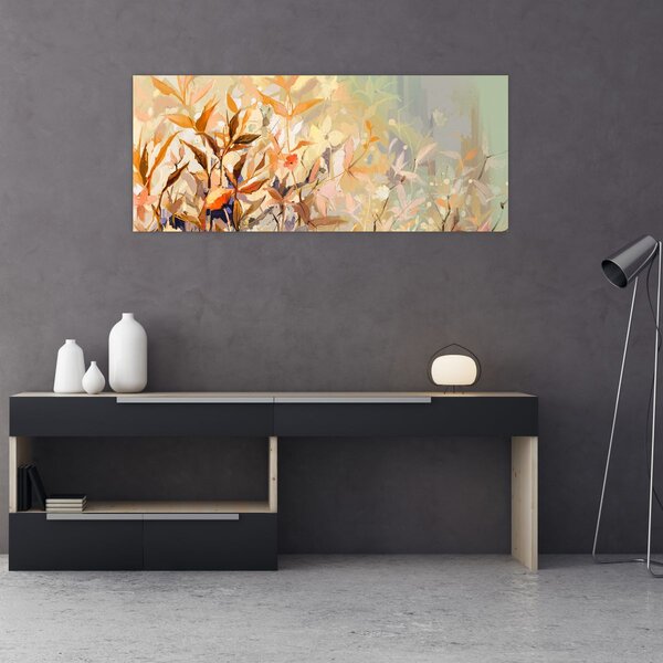 Tablou - Plante pictate (120x50 cm)