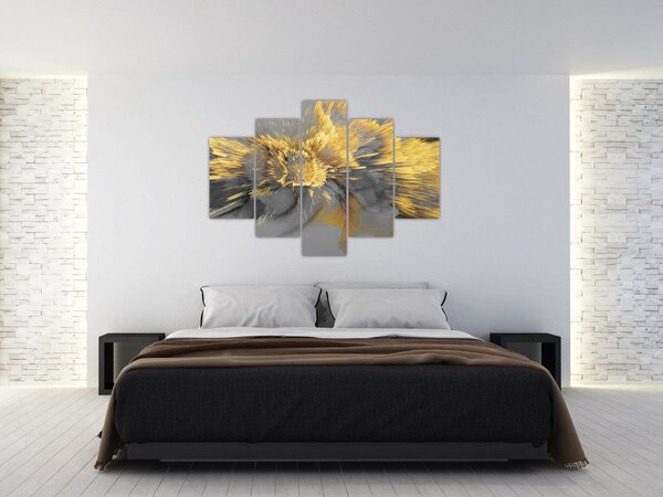 Tablou - Expansiunea aurului (150x105 cm)