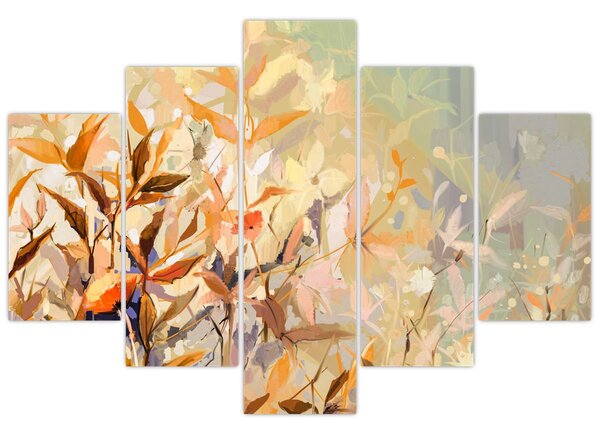 Tablou - Plante pictate (150x105 cm)