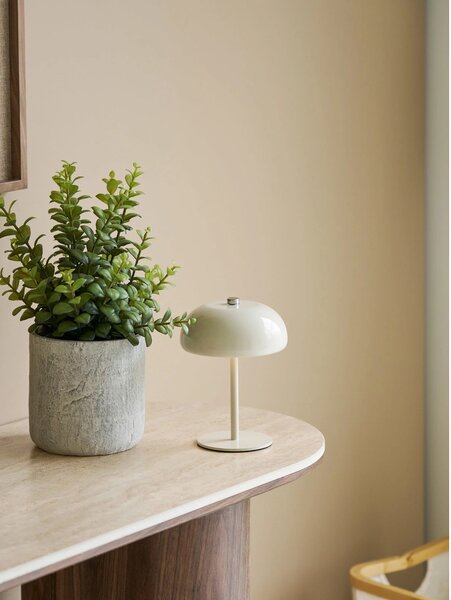 Planta artificiala decorativa Suculenta, Gri, 24x23x33.5 cm