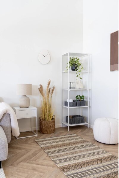 Planta artificiala decorativa Sorghum Sorghum, Natural, 35x30x110 cm