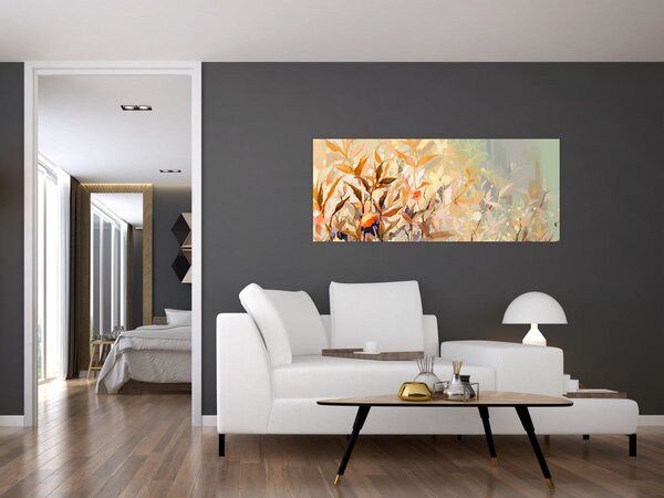 Tablou - Plante pictate (120x50 cm)