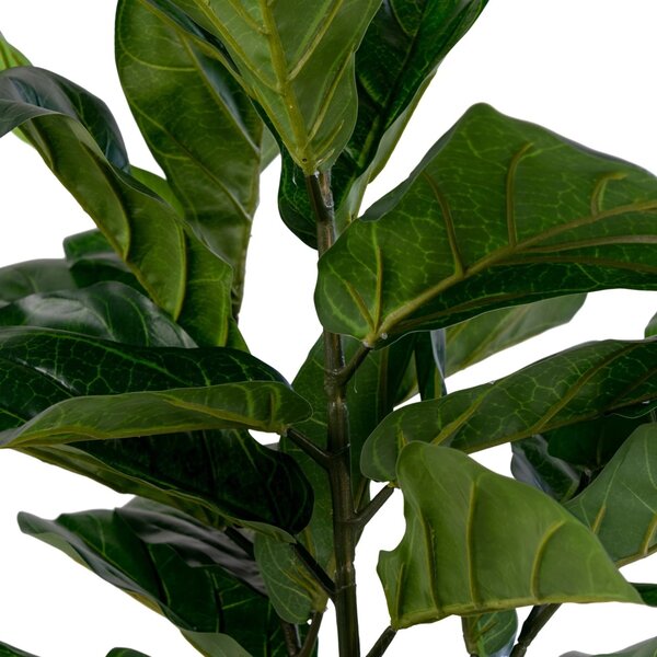 Planta artificiala decorativa Smochin lira, Verde, 36x46x100 cm
