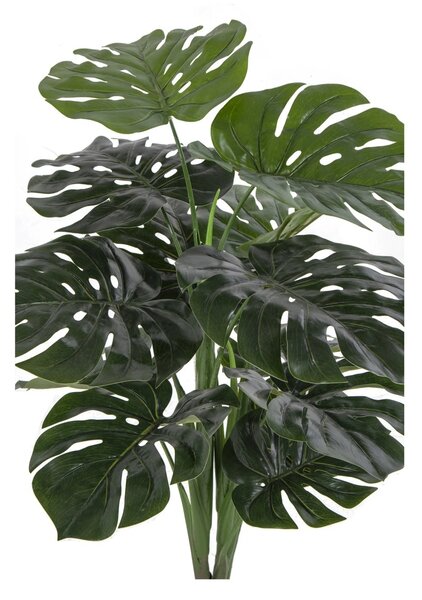 Planta artificiala decorativa Monstera Deliciosa Monstera, Verde, 50x50x90 cm