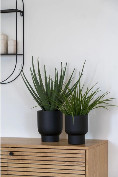 Planta artificiala decorativa Aloe Vera, Verde, 30.5x30.5x51 cm