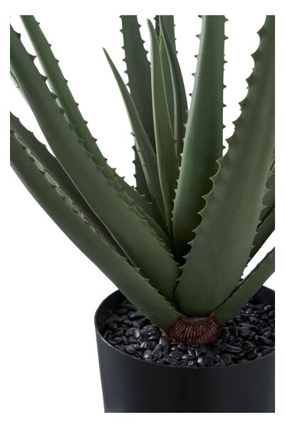 Planta artificiala decorativa Aloe Vera, Verde, 30.5x30.5x51 cm