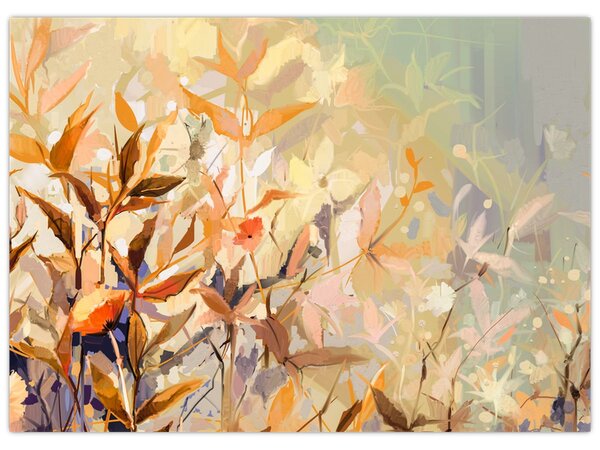 Tablou - Plante pictate (70x50 cm)