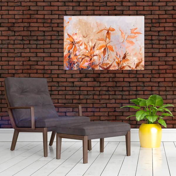 Tablou - Flori pictate (90x60 cm)
