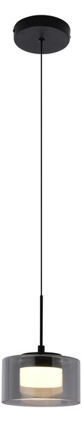 Pendul LED Cholet, Negru, 15x15x120 cm