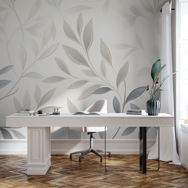 Tapet Tăcut printre frunze, Fototapet Natură, Fototapet Frunze, w05279 : Uwalls.ro