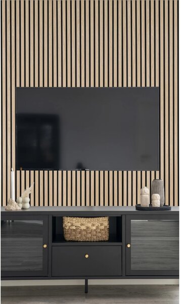 Panou acustic decorativ, Natural, 22x600x2400 cm