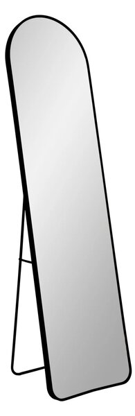 Oglinda de perete Madrid, Negru, 3x40x150 cm